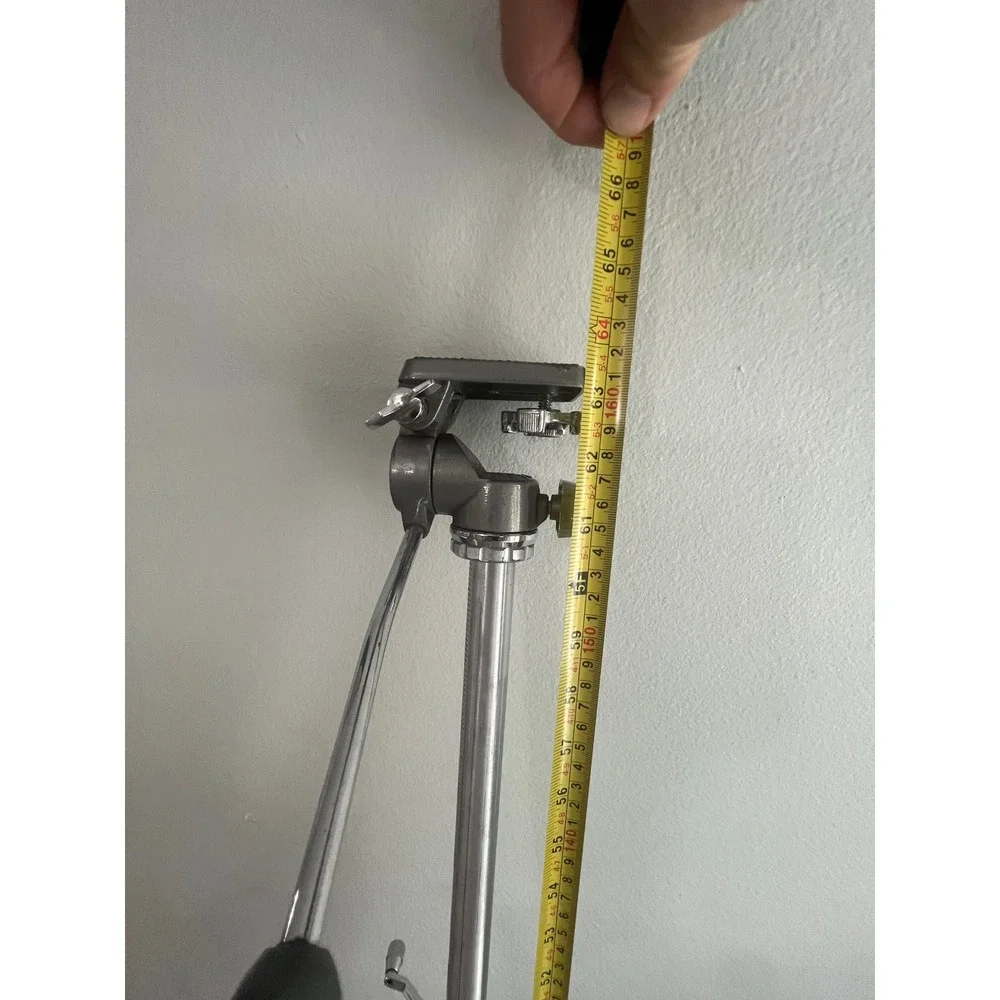 Spiratone Tripod Unisex OS Silver Vintage Aluminum Pan Tilt Head Japan